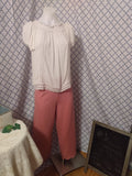 Scallop crop pants image 0