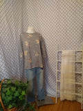 Plaid Floral Top image 0