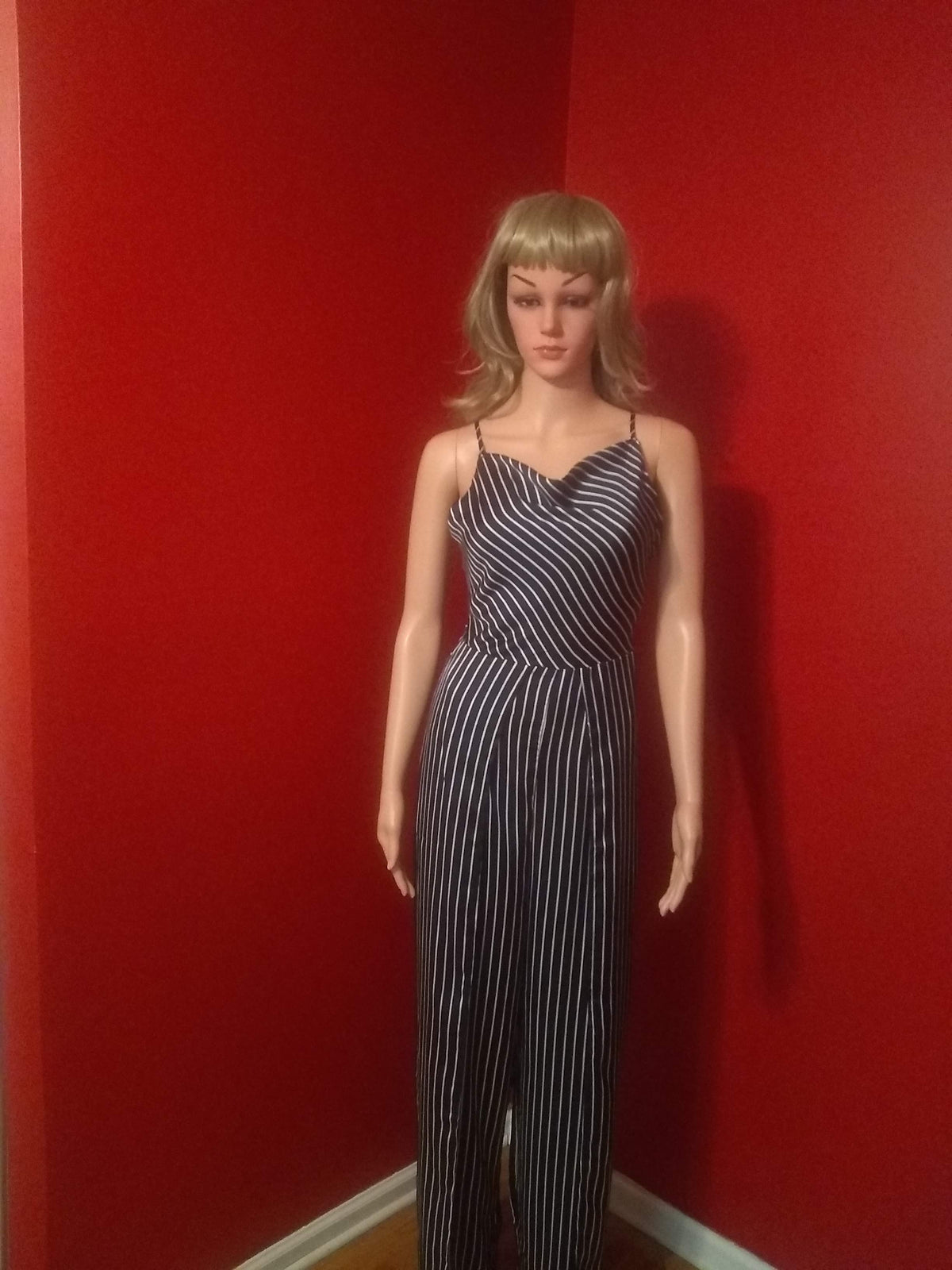 Black Stripes Jumpsuit image 0