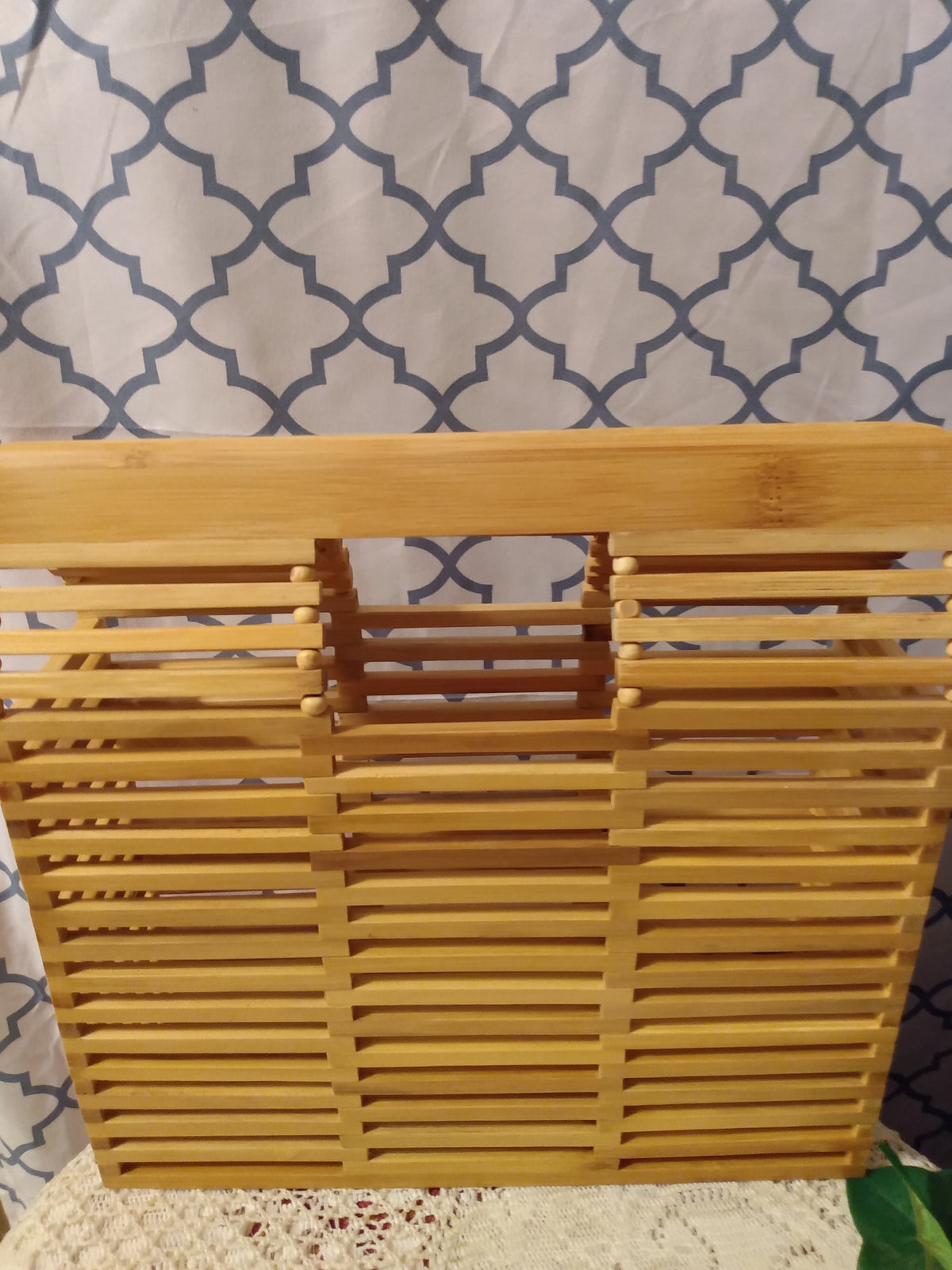 Bamboo Square Handbag image 0