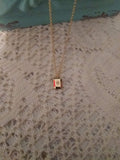 Rectangle bar star pendant image 0