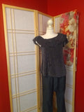 Charcoal Velvet Top image 0